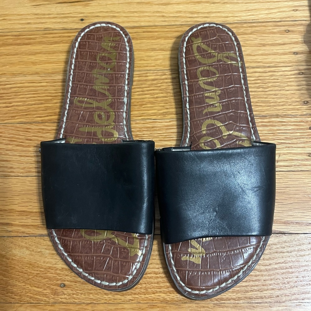 Sam Edelman Black Slide Sandals